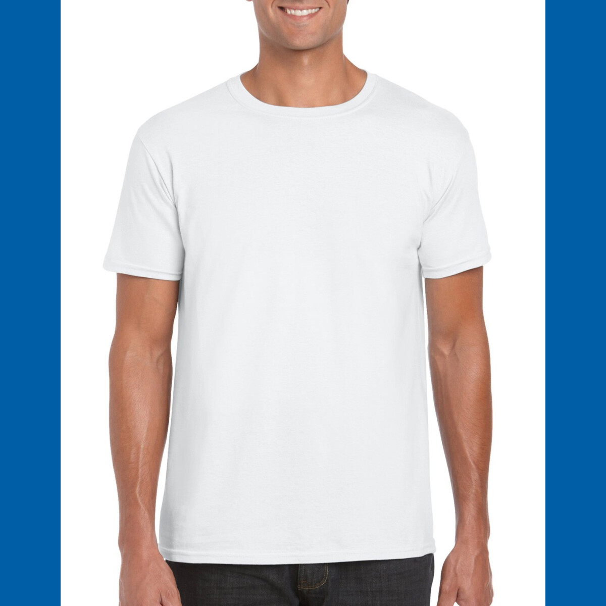 Mens Slimfit Crew Neck Tee Front