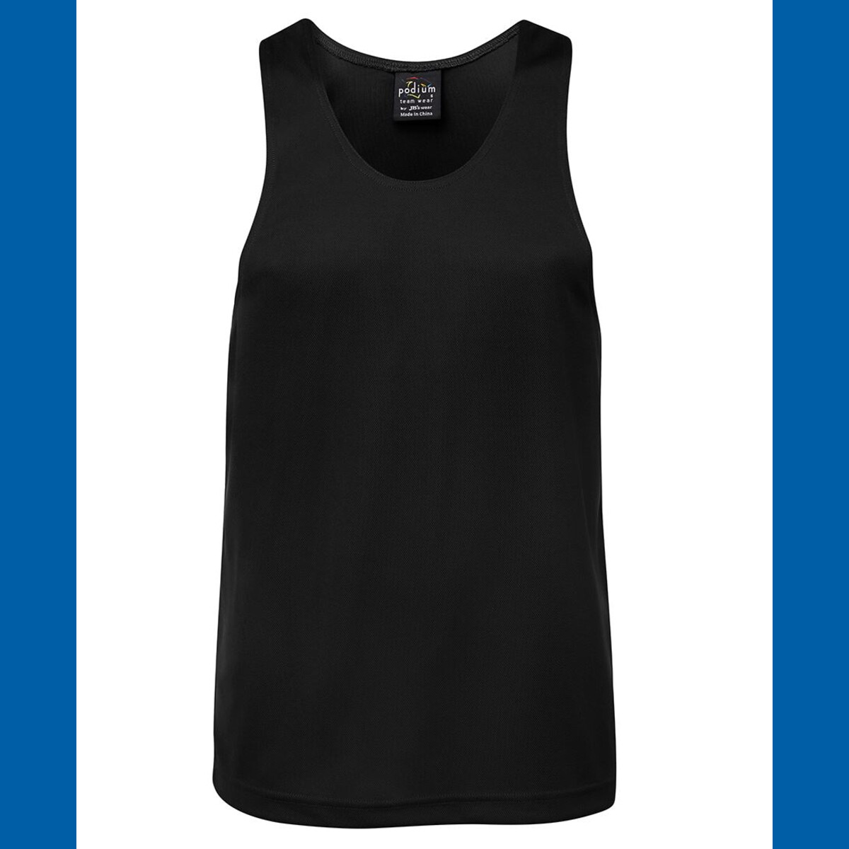 Mens JB's Wear Cooldry 7PS Singlet Front