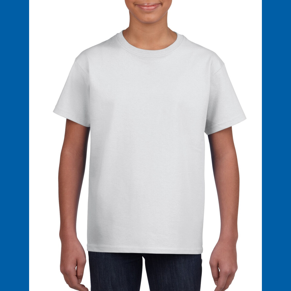 Gildan Youth Crew Neck Tee Front