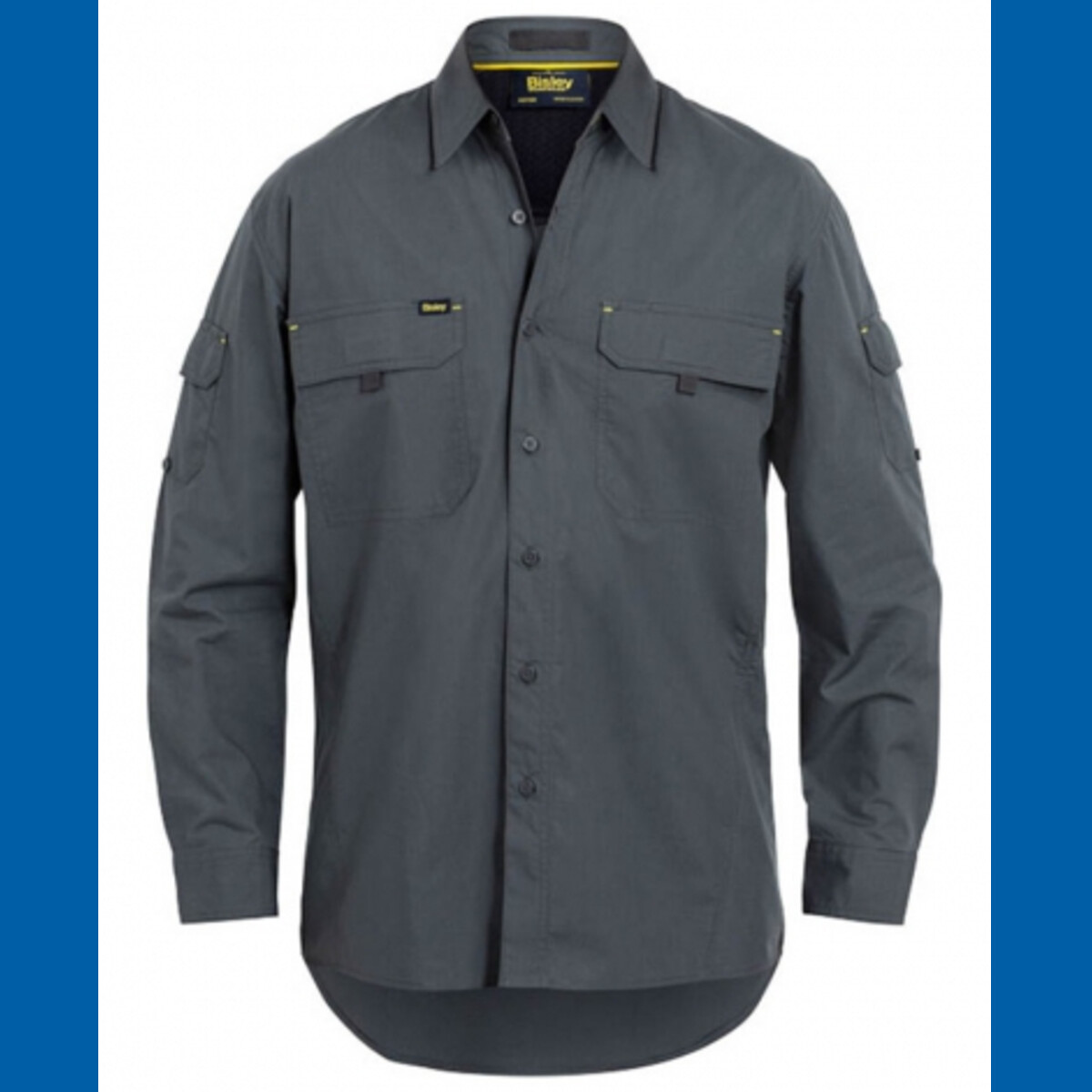 Bisley Mens Ripstop X Airflow Mens Shirt Front