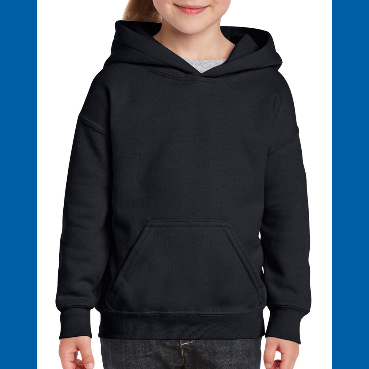 Gildan Youth Hooded Sweatshirt Front
