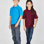 Kids Biz Collection Pique Knit Polo